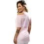 Imagem de Blusa Tule Academia  Fitness Feminina tela Transparente Camiseta