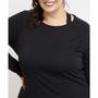 Imagem de Blusa Uv Plus Size Feminina Camisa Extra G Proteção solar G1 G2 G3