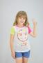 Imagem de Blusa Verão Curta Infantil Juvenil Meninas Cropped Love Carinha Feliz