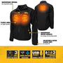 Imagem de Blusão masculina DEWALT Standard Heated Structured Soft Shell