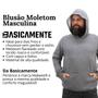 Imagem de Blusão Moletom Basicamente Flanelado Capuz 100009048460000