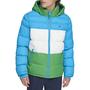 Imagem de Blusão Tommy Hilfiger Masculina com Capuz Puffer Verde/Azul Tamanho L