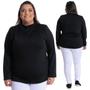 Imagem de Blusas cacharrel feminina kit 2 térmica apeluciada plus size 510.k2