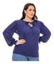 Imagem de Blusas de Frio Feminina Plus Size Camisa Camisete Meia Estação Exclusivas