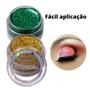 Imagem de Blush Com Brilho Kit 20g em 5 Cores Glitter Cremoso