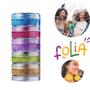 Imagem de Blush Com Brilho Kit 20g em 5 Cores Glitter Cremoso
