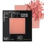 Imagem de Blush Maybelline Fit Me, leve, liso, mesclável, pêssego