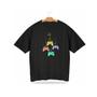 Imagem de Blusinha Camiseta Infantis e Infanto-Juvenil de Menino Preta em Algodão Estampada