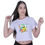 Imagem de Blusinha Cropped Algodão Bob Esponja Personagens