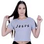 Imagem de Blusinha Cropped Algodão Jesus