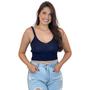 Imagem de Blusinha Cropped Tricot Feminino Barato Atacado Moda Verão