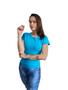 Imagem de Blusinha Feminina Baby Look Blusa Lisa Camiseta T Shirt