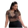 Imagem de Blusinha  plus size tamanho grande g1 xgg bt2