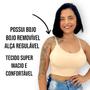 Imagem de Blusinha Top Com Bojo De Alcinha Com Regulagem Academia