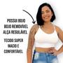 Imagem de Blusinha Top Com Bojo De Alcinha Com Regulagem Academia