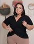 Imagem de Blusinha transpassada Jessica  em viscolicra plus size