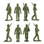 Imagem de BMC Marx Plastic Army Men Marching US Soldiers - Verde 27pc WW2 Figuras US Made