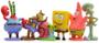 Imagem de Bob Esponja Colecionável Kit 6 Miniaturas Bonecos Cartoon Anime Criança Decoração