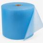 Imagem de bobina plastico bolha reforçado 40cm x100metros azul 35micras