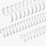 Imagem de Bobina Wire-o 2x1 Branco 3/4 para 140 fls 8.000 anéis