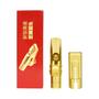 Imagem de Bocal de Saxofone Alto Dourado Fosco 5C/6C/7C/8C com Tampa Deslizante