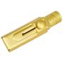 Imagem de Bocal de Saxofone Alto Dourado Fosco 5C/6C/7C/8C com Tampa Deslizante