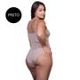 Imagem de Body Amamentação Plus Size Modelador Pós Parto Sem Bojo Estilo Sedutor - PL299-300