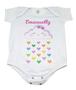 Imagem de Body Baby Branco Personalizado Filha Chuva de Amor Corações