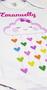 Imagem de Body Baby Branco Personalizado Filha Chuva de Amor Corações