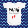 Imagem de Body Baby Branco Personalizado - Papai Estou Chegando!