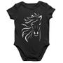 Imagem de Body Bebê Algodão Cavalo Traços - Foca na Moda
