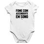Body Bebê Algodão Fome com ascendente em sono - Foca na Moda Imagem de Body Bebê Algodão Fome com ascendente em sono - Foca na Moda