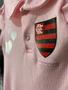 Imagem de Body Bebê Flamengo Camisa Polo Rosa Menina Mengão Oficial