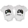 Imagem de Body Bebê Gêmeos Player 1 e Player 2