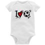 Imagem de Body Bebê I Love Futebol - Foca na Moda