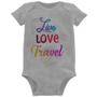 Imagem de Body Bebê Live Love Travel - Foca na Moda