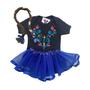 Imagem de Body Bebe Menina Ana  FROZEN+ TIARA + Saia Tutu - Temático Mesversário