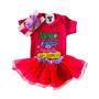 Imagem de Body Bebe Menina-VOVÓ AMOR DE MAMÃE EM DOBRO+ Laço + Saia Tule -Temático