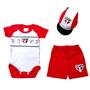 Imagem de Body Bebê São Paulo + Shorts + Boné Kit Oficial Revedor