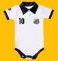 Imagem de Body Bori Bebê Infantil Santos Camisa Polo Time de Futebol Oficial Licenciado Torcida Baby