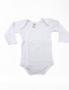 Imagem de Body  branco bebê 100% algodão kit c/ 5 peças