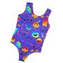 Imagem de Body Collant Infantil Roxo de Halloween