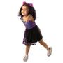 Imagem de Body Collant Infantil Roxo de Halloween