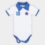 Imagem de Body Cruzeiro Polo Roupa Bebê Camisa Manto Baby Oficial