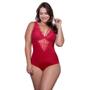 Imagem de Body de Renda Plus Size Compressão Abdominal Lingerie Luxo Moda de Baixo - PL291-PL292