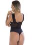 Imagem de Body Fashion Maya Bojo Soft de Microfibra e Renda Feminino