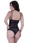 Imagem de Body Feminino Renda Decote Profundo com Forro Sem Bojo - c1 LUIZA