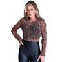 Imagem de Body Gola Redonda Transparente Melhor Preço Novidade