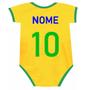 Imagem de Body Infantil brasil bandeira copa PERSONALIZADO COM NOME