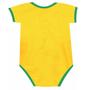 Imagem de Body Infantil brasil verde amarelo Roupa para bebe copa